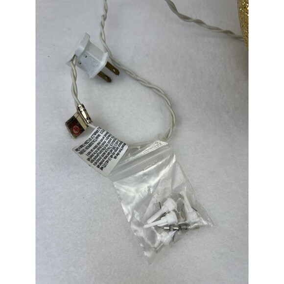 NEW Philips Gold LED‎ Christmas Holiday Hanging Oranment - 8" Inch Twinkling - Picture 5 of 5